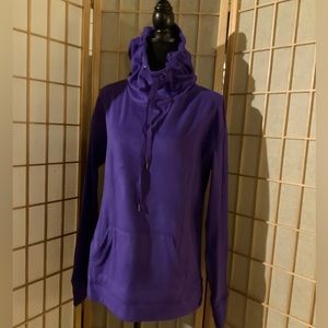 NWOT TEK Gear - Purple hooded pullover. Sz  M
